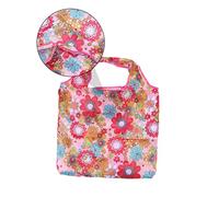 Mipcase 2 pezzi Borsa Tote Ecologica Pieghevole Borsa da Shopping Resistente e Leggera per Viaggi e Uso con Manici e Design per Stoccaggio e Sostenibilità
