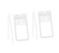 Mipcase 2 pezzi Custodia Subacquea per Smartphone Protezione per Telefono per Mare Piscina e Attività Estive con Finestra Trasparente per Foto e Video