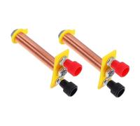 Mipcase 2 pezzi Elettromagnete Bobina T per Esperimenti di Attrezzatura Didattica Resistente per Insegnamento Elettromagnetismo e Circuiti Kit Solenoide per Apprendimento Scolastico