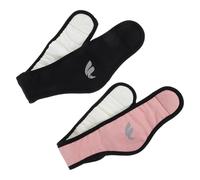 Mipcase 2 Pezzi Fascia Antirumore in Cotone, Paraorecchie Ergonomici | Struttura Pieghevole e Morbida, Fascia Regolabile, per Ufficio, Biblioteca e Sonno Tranquillo