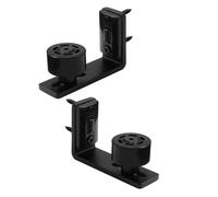 Mipcase 2 Pezzi Fermaporta Scorrevole Guida Per Porta Scorrevole Staffa Per Pavimento Ferramenta Per Binario Guida Pacchetto Per Pavimento