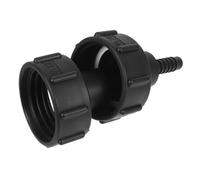 Mipcase 2 pezzi Ibc Adattatore Serbatoio Connettore Diritto per Tubo Giardino Adattatore Ugello Tenuta per Raccordi Serbatoio Acqua Piovana
