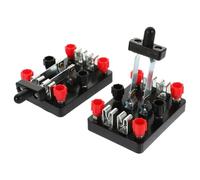 Mipcase 2 pezzi Interruttore per Esperimenti Laboratorio Strumento Didattico Pratico e Resistente per Elettricità e