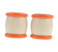 Mipcase 2 Pezzi Mute del rumore anormale anti-letto riempitivo per spazi vuoti nella parete del letto cuscino da parete paracolpi della testiera l'animale domestico Orange