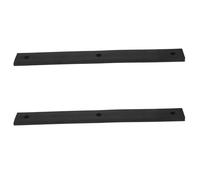 Mipcase 2 pezzi Pad Ammortizzante in Gomma con Piastra in Acciaio Cuscinetti Antivibrazione per Protezione Mensole in Vetro e Riduzione Rumore