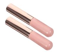 Mipcase 2 pezzi Pennelli Labbra in Silicone per Rossetto e Correttore Applicatori Portatili Resistenti e Precisi per Labbra Uniforme