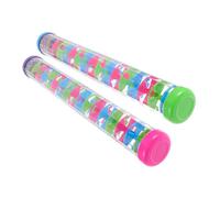 Mipcase 2 Pezzi Rain Stick Toy Plastic Spiral Rain Maker For Sensory Development And Early Music Education Percussion Instrument For And Group Play