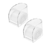 Mipcase 2 Pezzi Scatola Espositiva Per Orologi Da Uomo in Acrilico Trasparente Foro Di Sospensione, Custodia Da Viaggio Protettiva Quadrata, Porta Orologi Singolo Per Esposizione e Conservazione