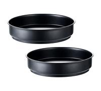 Mipcase 2 pezzi Spezie Girevole Nero Organizer da Cucina in Acciaio Inossidabile Ripiani Rotanti per Barattoli Condimenti Desktop per Bottiglie e Vasetti