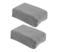 Mipcase 2 pezzi Spugne per Lucidatura Auto in Materiale Resistente Tampone Buffer Portatile e Pratico per Pulizia e Lucidatura Veicolo Adatto per Applicatore Cera e Lavaggio Auto