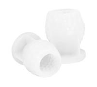 Mipcase 2 Pezzi Stampi in Silicone Forma di per Natale Resistenti al Calore Antiaderenti per Creazioni DIY di Candele Saponi Cioccolato e Resin Art per Progetti Invernali Creativi