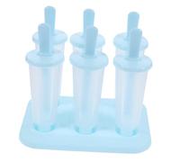 Mipcase 2 pezzi Stampo Ghiaccioli Rotondo con Stampo Gelato da Te in Plastica Alimentare per Gelatini Estivi Personalizzati e Riutilizzabile per Uso Familiare