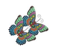 Mipcase 2 Pz attaccapanni a Farfalla in Ferro battuto Parete Arredamento adornare Decorazioni casa Decorazione Artistica di Farfalle Decorazioni da Appendere con Farfalle Ferro da Stiro