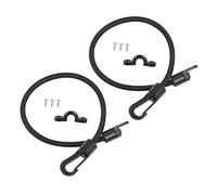 Mipcase 2 Set Anti-Smarrimento Corda Di Collegamento Elastica Per Cintura Porta Canna Da Pesca Cinghie Per Domatore Canna Da Pesca Supporto Per Palo Da Kayak Barca Paddle Saver Fibbia Per