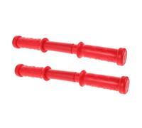 Mipcase 2 Sfido la maniglia del cavallo Manico giocattolo per Guida per da cavallo impugnature di sostituzione dei a dondolo plastica rosso