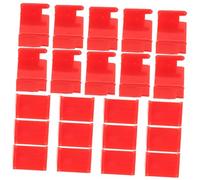 Mipcase 20 pezzi Clip di Fissaggio Binari Trenino in Plastica Resistente Connettori per Pista Trenino Compatibili con Binari Accessori per Gioco Sicuro e Stabile