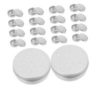Mipcase 20 Pezzi Contenitori in Alluminio per Addestramento Olfattivo Cani Lattine Ventilate con Tappi Vite per Esercizi di Rilevamento Odori Professionale Scatole Resistente per Scentwork