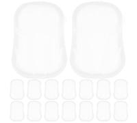 Mipcase 20 Pezzi Fogli di Sapone da Viaggio Portatili Bianchi, Sapone in Fogli Multifunzionale per Mani, Viso e Bucato, Confezione Compatta per Campeggio e Uso All’Aperto