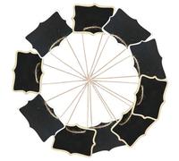 Mipcase 20 pezzi Mini Lavagnette in con Cordino per Appendere Lavagne Piccole Faccia per Decorazioni Matrimonio Compleanni e Segnaposto Negozio
