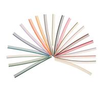 Mipcase 20 Pezzi Nastro di Testa in Cotone, per Rilegatura e Protezione | Uso Fai e Rilegatura Professionale, per Libri Rigidi e Archivi di Biblioteca, Riduce L'usura