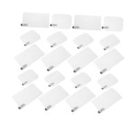 Mipcase 20 Pezzi Pellicole Elettrostatiche Parabrezza Auto Trasparenti Adesive Protettive per Dash Cam Film Flessibili Senza Residui per Montaggio Specchietti e