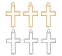 Mipcase 20 Pezzi Portachiavi Con Ciondolo Religioso A Forma Di Croce Ciondolo A Forma Di Croce Da Uomo Gioielli Cristiani Crocifisso In Acciaio