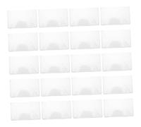 Mipcase 20 pezzi Protezione PVC per Carte Sociali e Sanitarie Custodie Protettive Durevoli e Flessibili per Documenti Id e Carte