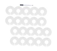 Mipcase 20pcs Dispendi Per Cappotti Per Bambini Dispissione Dell'armadio Dell'armadio Per L'organizzazione Dei Vestiti Per Bambini Diviso