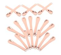 Mipcase 20pezzi Misurino Per in Metallo Applicatore Per Crema Contorno Occhi Strumento Per Misurino Per Della Spatola Per Maschera Viaggi Quotidiani
