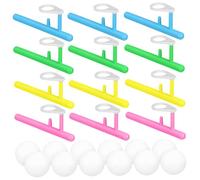 Mipcase 24 Palline Soffianti Galleggianti Colorate Blu Rosa per Soffio per Intrattenimento Educativo Indoor Outdoor