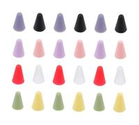 Mipcase 24 Pezzi Coperture per Punte di Penna in Silicone Design Speciale Compatibili con Penna Stylus Protezione da Graffi e Danni Riduzione del Rumore di Oltre Colore Casuale