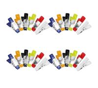 Mipcase 24 Pezzi Morsetti a Molla Piccoli Resistenti per Artigianato Giardinaggio e Lavori in Legno Mini Clip a Molla Industriali Colorate per Tende e Campeggio Morsetti Compatti