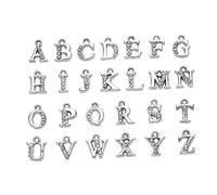 Mipcase 26pezzi Ciondoli Decorativi Alfabeto di Squisiti Ciondoli Lettere Delicati Inglesi per Catena Spago o Cordoncino per Creare Gioielli Speciali e Unici