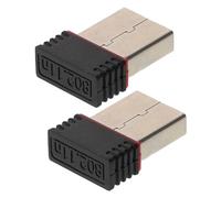 Mipcase 2pezzi Adattatore Wireless Usb Da Ricevitore Di Segnale Senza Fili Per Laptop Desktop Pc Connettore Di Rete Per Gioco Uso Casa Ufficio