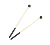 Mipcase 2pezzi Bacchette in Legno per Strumenti Percussione Manico Comodo Mazzuolo Resistente Adatte Xilofono Tamburi Lingua e Percussioni Digitali Confezione per Musicisti di Tutti