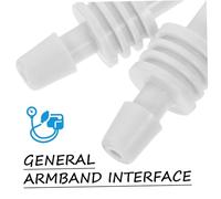 Mipcase 2pezzi Connettore Per Bracciale Tubo Singolo Adattatore Di Ricambio Per Misuratore Di Pressione Sanguigna Connettore Per Tubo Flessibile Aria Adattatore Per Gestione Sanitaria Dome