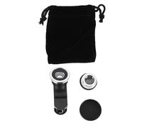 Mipcase 2sets Kit Obiettivi Fotocamera Telefono Grandangolare Macro Fisheye Inclusi Custodia in Microfibra Per Lenti Per Fissare Lenti Al Telefono