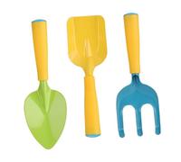 Mipcase 3 pezzi Attrezzi Giardinaggio in Plastica Strumento per Sabbia e Zappetta per Spiaggia e Orto Giochi Estivi per Ragazzi e Ragazze Strumenti Resistenti per Scavo e Divertimento all