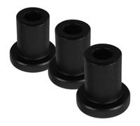 Mipcase 3 Pezzi Distanziale per Porte da Fienile in Acciaio al Carbonio Nero Foro da 10,5mm e Design a Manicotto per Binario, Supporto Stabile per Scorrevole Interno
