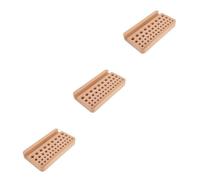 Mipcase 3 Pezzi Portautensili per Punzoni Organizer per Strumenti Lavorazione Della Pelle per Utensili da Te Design Semplice e Pratico Ottimo per Scrivania Capacità per Diversi Punzoni
