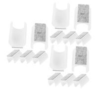 Mipcase 3 Set Tappetino Ruota Protettori Tampone Protettore Del Pavimento Pad Pade Gambe Dei Mobili Feltrini Per Mobili Pastiglie Per Mobili Gamba Provato Bianca 5 Pezzi * 3