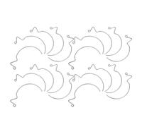 Mipcase 30 Ganci per Quadri in Acciaio Inossidabile per Cartongesso, Ganci da Parete Resistenti per Esposizione Foto e Orologi, Installazione Veloce per Ufficio, Casa e Negozi, Set da 30