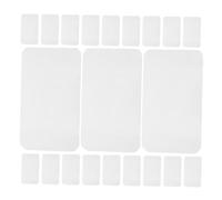 Mipcase 30 Pezzi Etichette Rettangolari per Sublimazione Adesive Termiche per Transfer Calore Vuoti per Diy Decorazioni Casa e