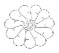 Mipcase 30 Pezzi Ganci Metallo per Peg Board Distanza con Rivestimento Antiscivolo Nero Organizer Utensili Pesanti per Cucina Garage Officina