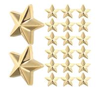 Mipcase 300 Pezzi Decorazione Stella Acrilica Oro a Cinque Punte | Acrilico Lucente, Fissaggio Semplice e Resistente All'usura, per Composizioni Decorative, Tavoli e Inviti