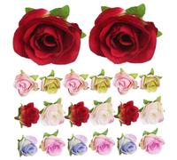 Mipcase 30Pezzi Teste Artigianali per Decorazioni da Te Mini Teste Colori per Bouquet Matrimonio Feste e Decorazioni Domestiche