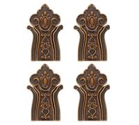 Mipcase 4 Ganci Appendini Pieghevoli in Alluminio da Parete Ganci Portaoggetti Invisibili per Bagno e Camera Appendini da Parete Resistenti alla Corrosione per Asciugamani Cappelli e