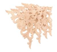 Mipcase 4 pezzi Applique in Intagliato Mano Decorazioni Angolari Barocche Adesivi in per Mobili Finiture Eleganti e Resistenti per Arredamento Casa