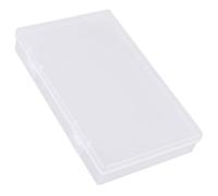 Mipcase 4 Pezzi Astuccio Trasparente Rettangolare in Plastica | Leggero e Capiente, Design Semplice, Protegge gli Strumenti, Uso per Accessori e Cancelleria