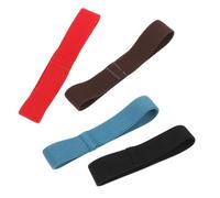 Mipcase 4 pezzi Cinghie Elastiche in Nylon per Fissaggio Scatole Alimentari Pratiche e Resistenti Facili da Pulire e Riutilizzabili per Contenitori Bento e Snack Colori Casual
